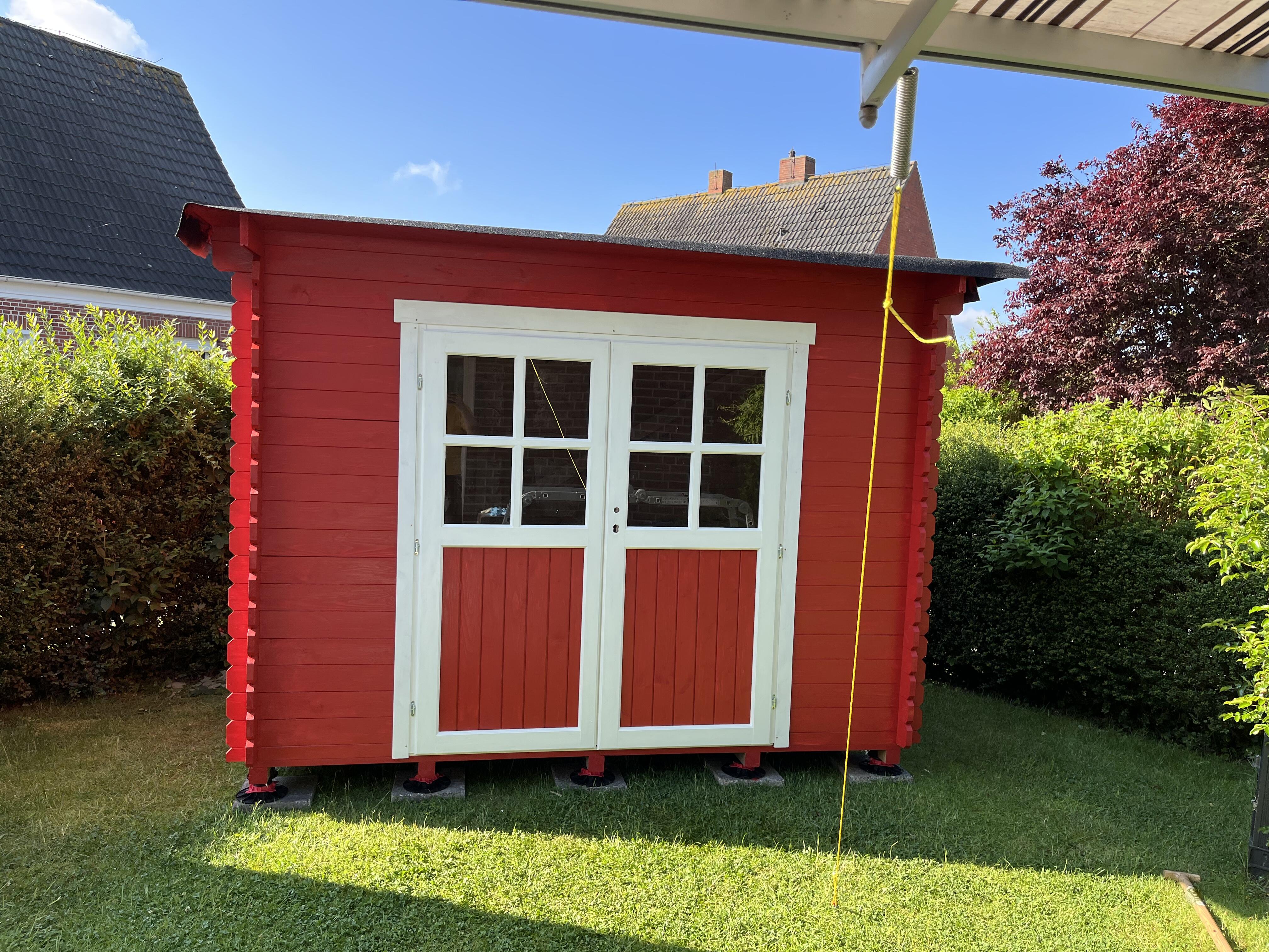 Gartenhaus auf Stelzlager bauen