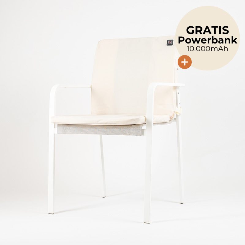 Beheizbare Sitzauflage Comfort Beige