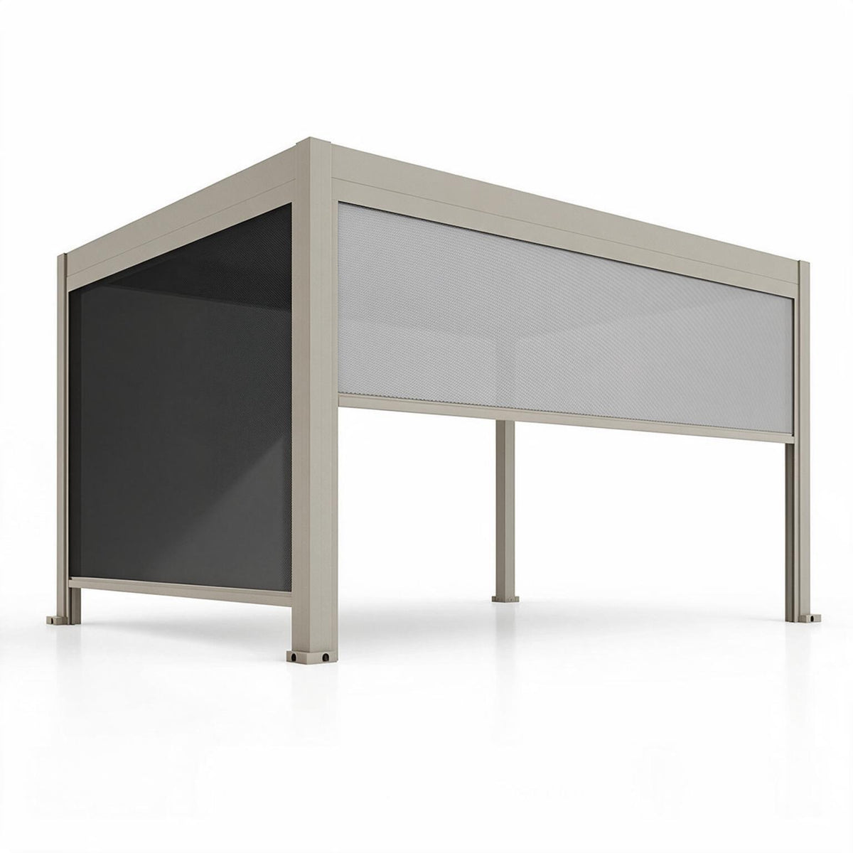Sichtschutz-Rollo für SkyShade Pro – 3 m Seidengrau