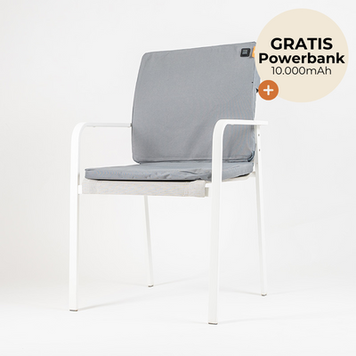 Beheizbare Sitzauflage Comfort Grau