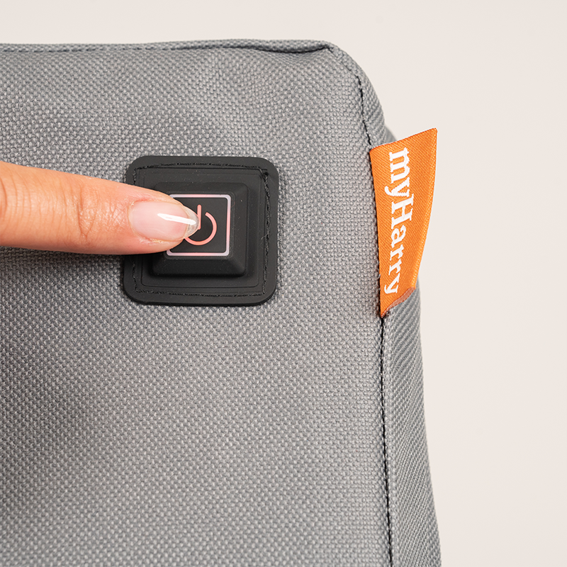 Beheizbare Sitzauflage Comfort Grau
