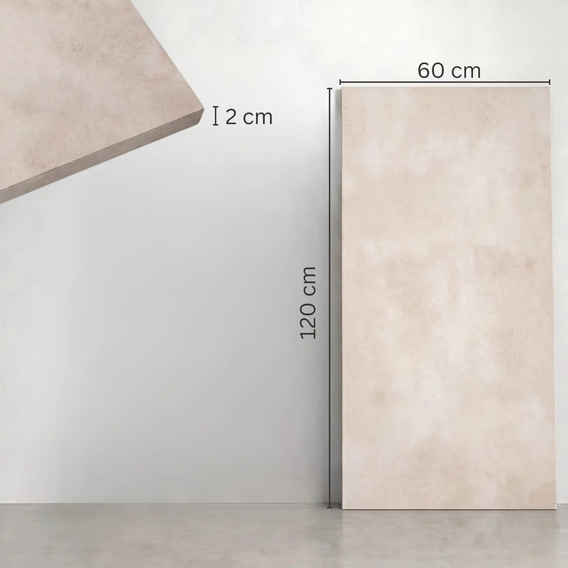 Komplettpaket Terrassenplatte Grande Light 120x60x2cm