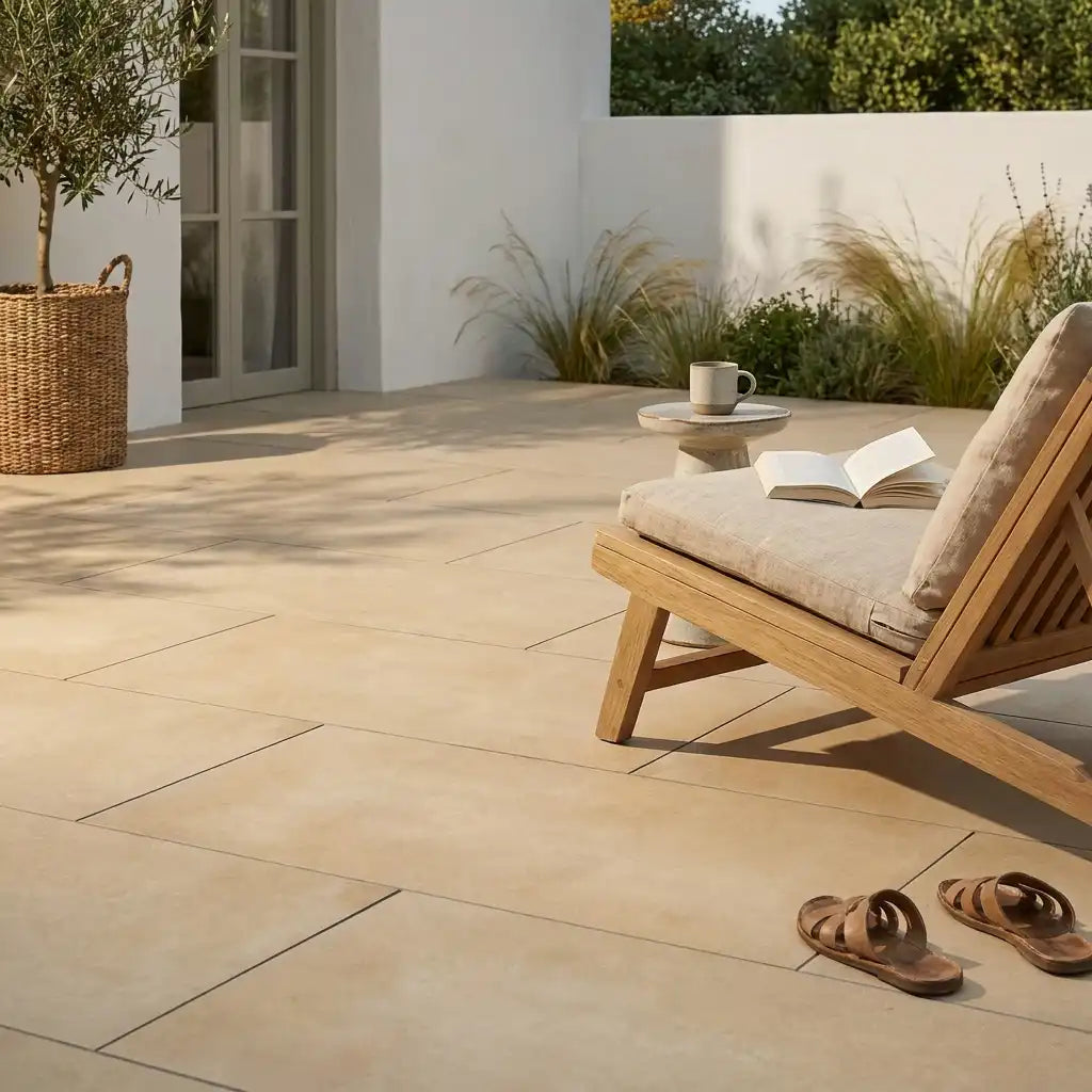 Terrassenplatte Grande Cream 120x60x2cm