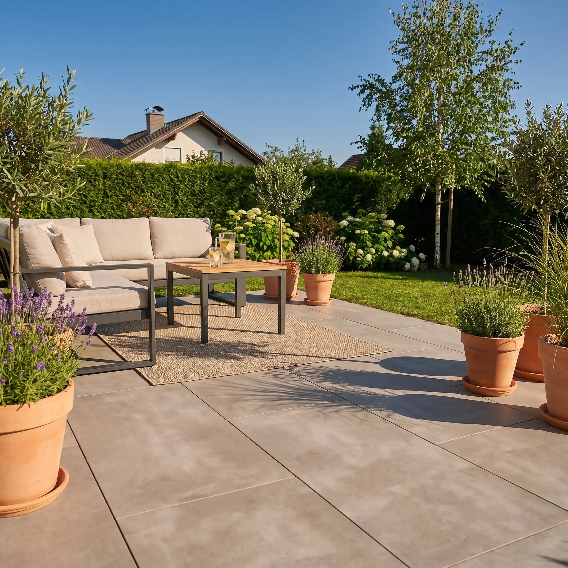 Komplettpaket Terrassenplatte Grande Stone 120x60x2cm