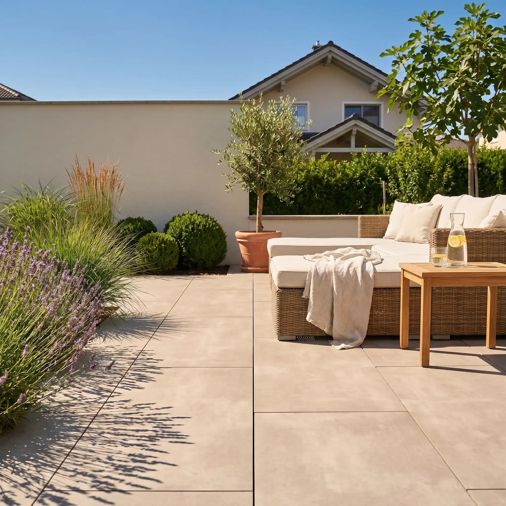 Komplettpaket Terrassenplatte Grande Stone 120x60x2cm
