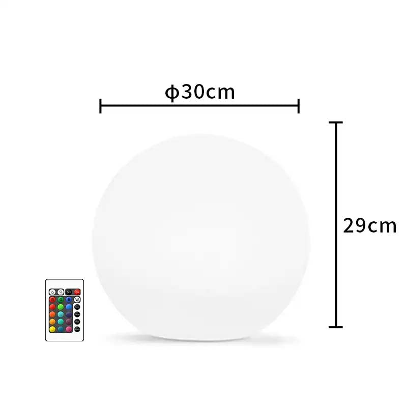 Schwimmende Solar-LED-Gartenleuchte Orb
