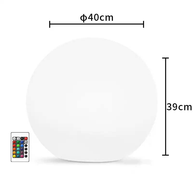 Schwimmende Solar-LED-Gartenleuchte Orb