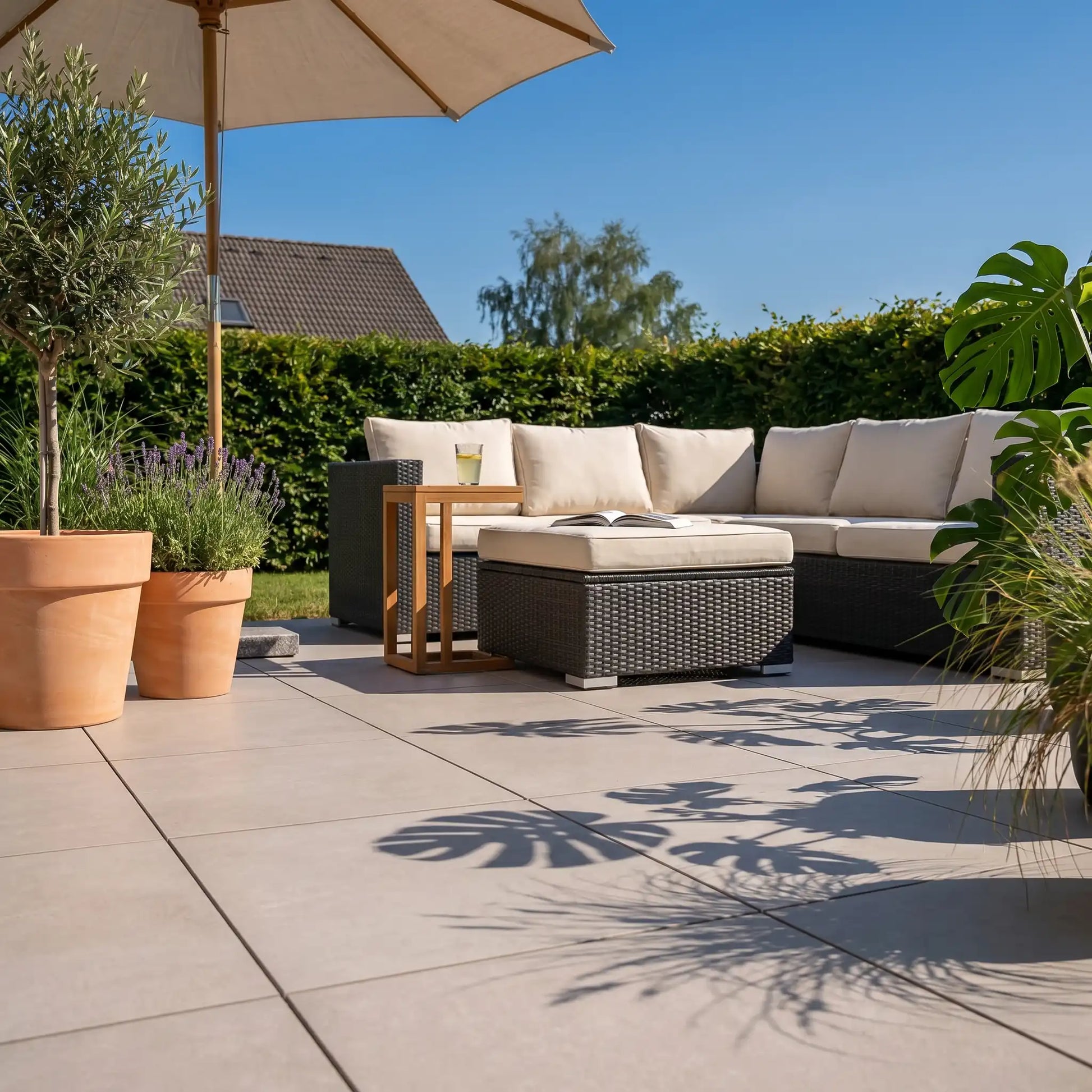 Komplettpaket Terrassenplatte Light 60x60x2cm