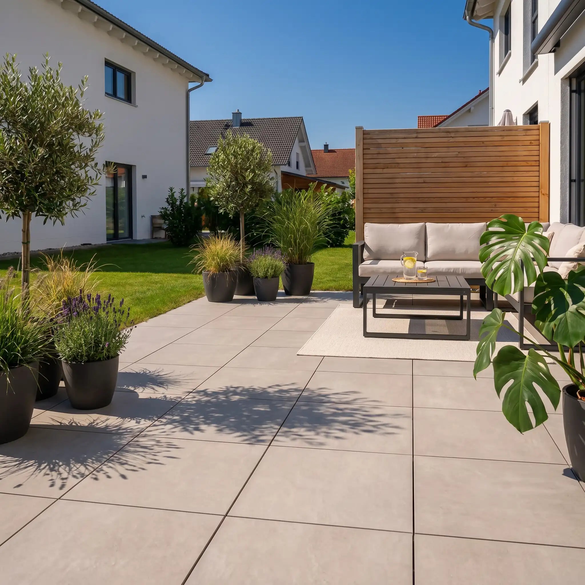 Extra starke Terrassenplatte Light 60x60x3cm