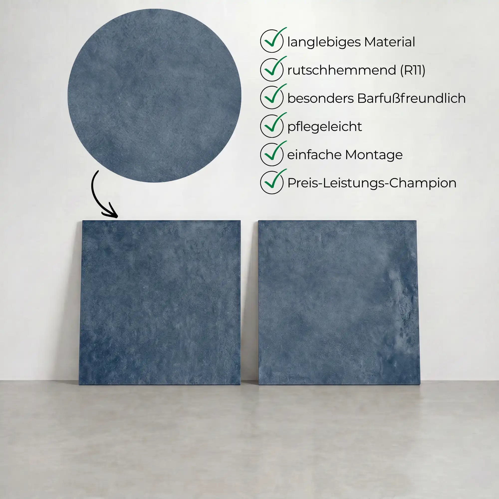 Terrassenplatte Nero 60x60x2cm