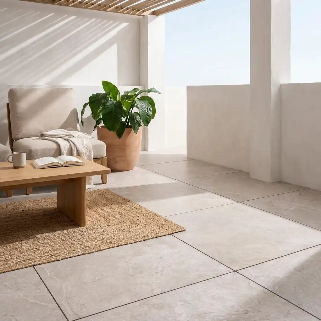 Terrassenplatte Quarz 60x60x2cm