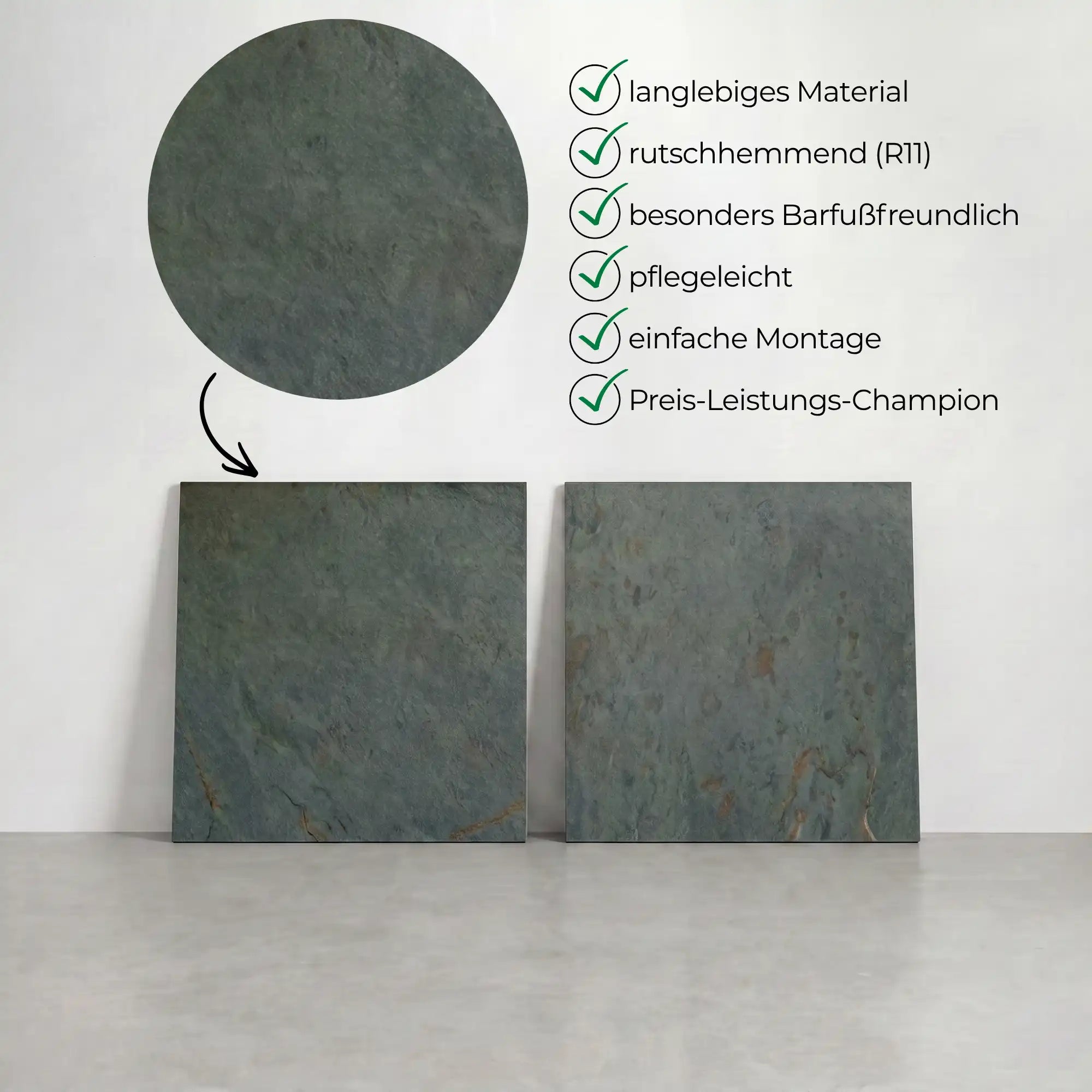 Terrassenplatte Rustikal 60x60x2cm