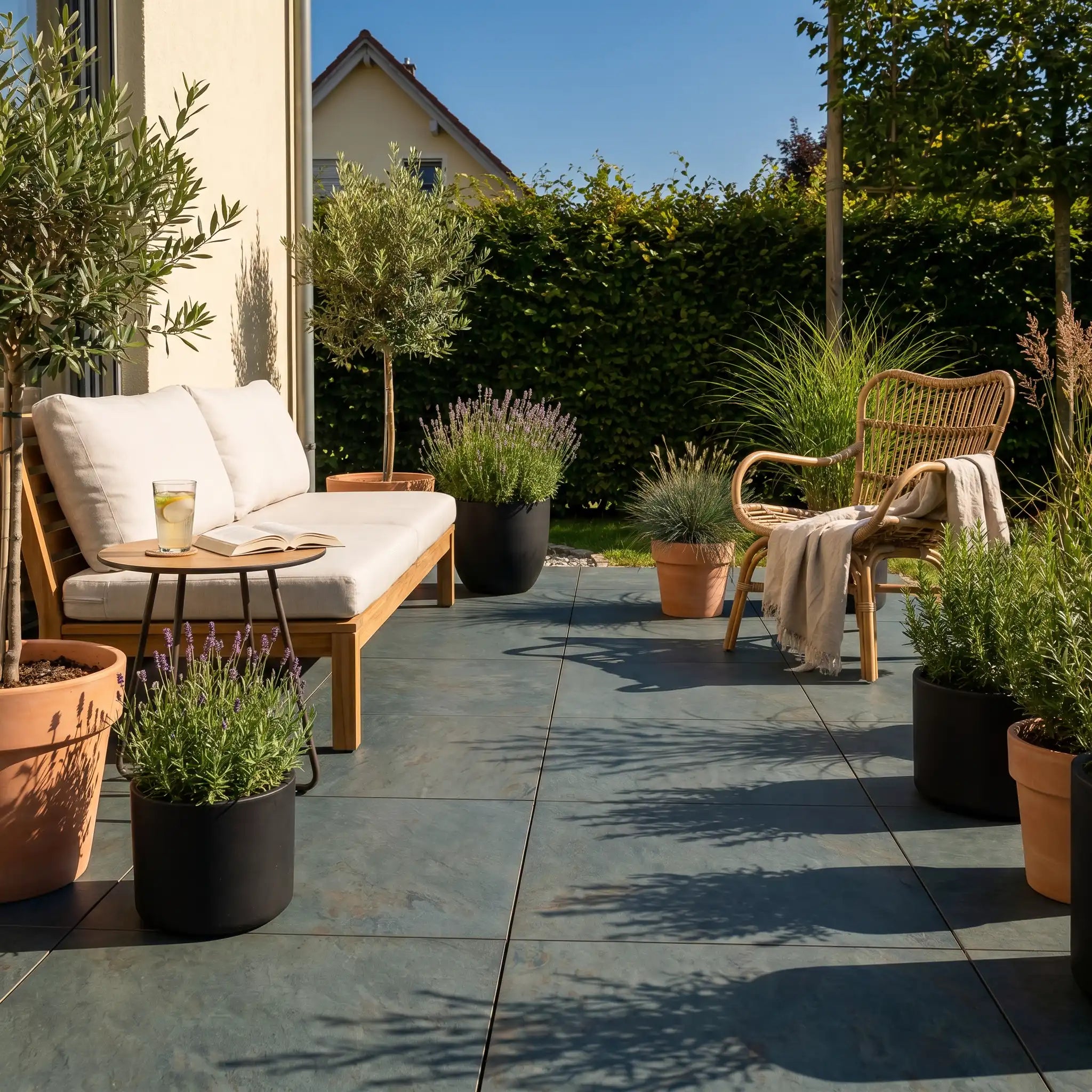Terrassenplatte Rustikal 60x60x2cm