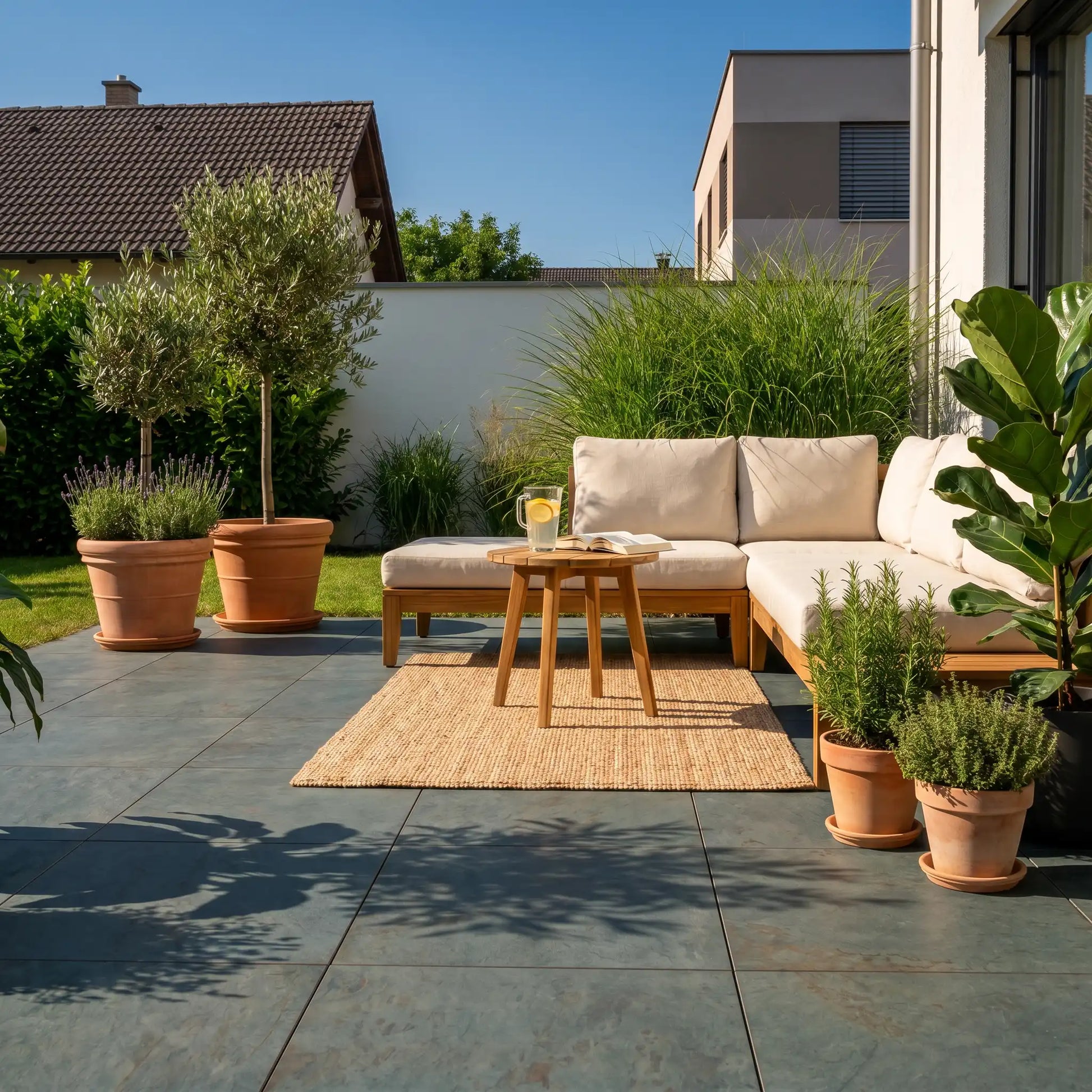 Terrassenplatte Rustikal 60x60x2cm