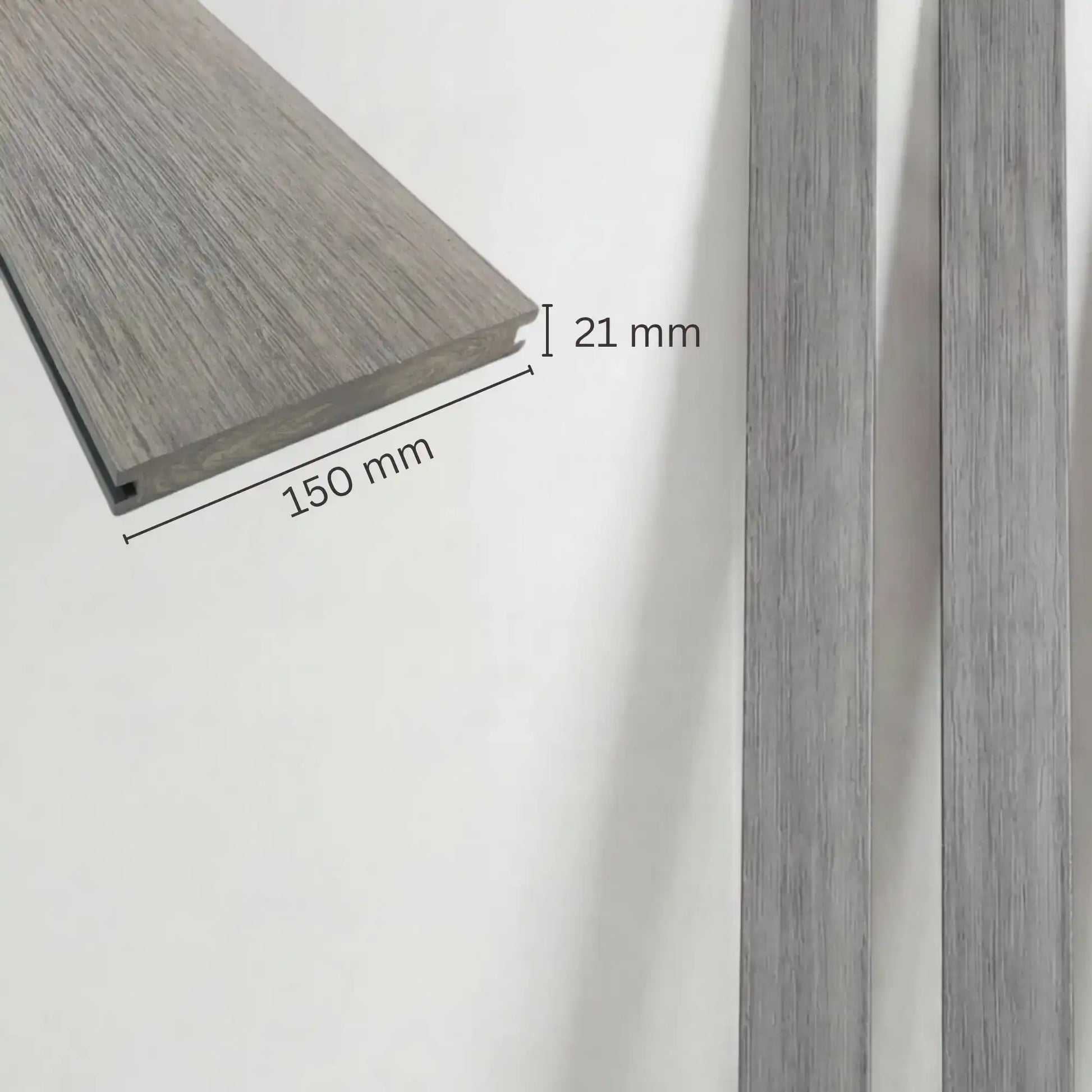 WPC Terrassendiele Massiv Antik Basalt