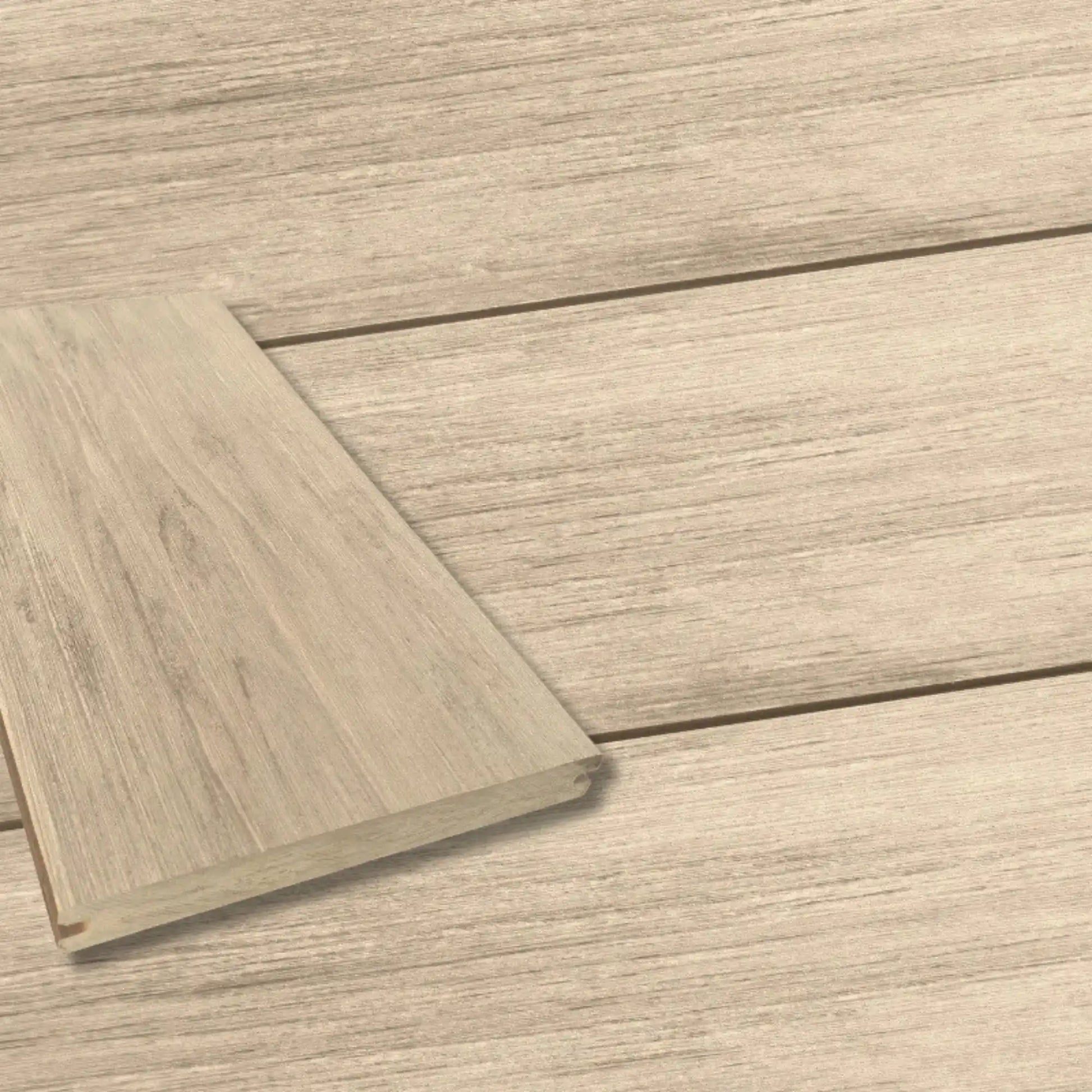 WPC Terrassendiele Massiv Antik Elfenbein