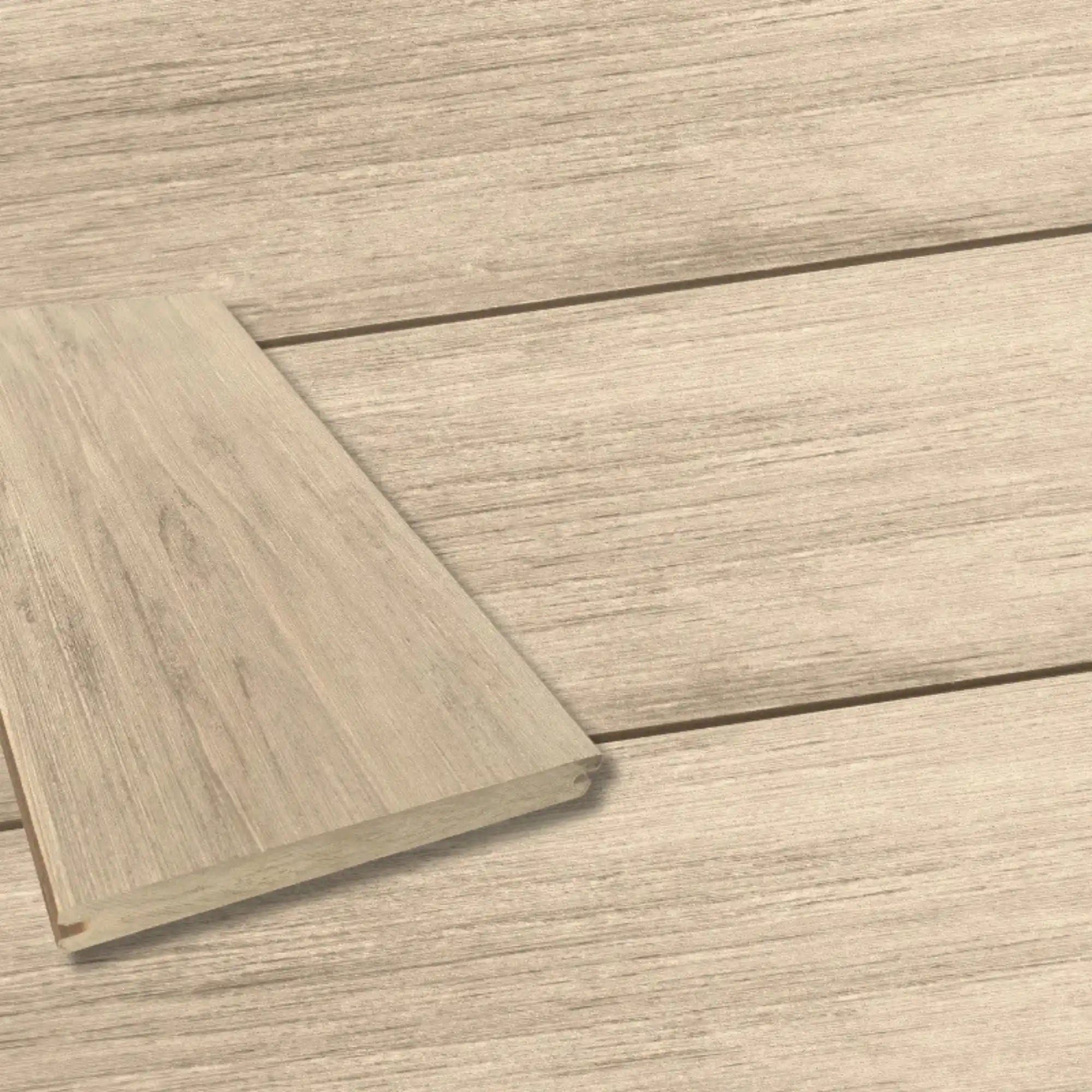 WPC Terrassendiele Massiv Antik Elfenbein