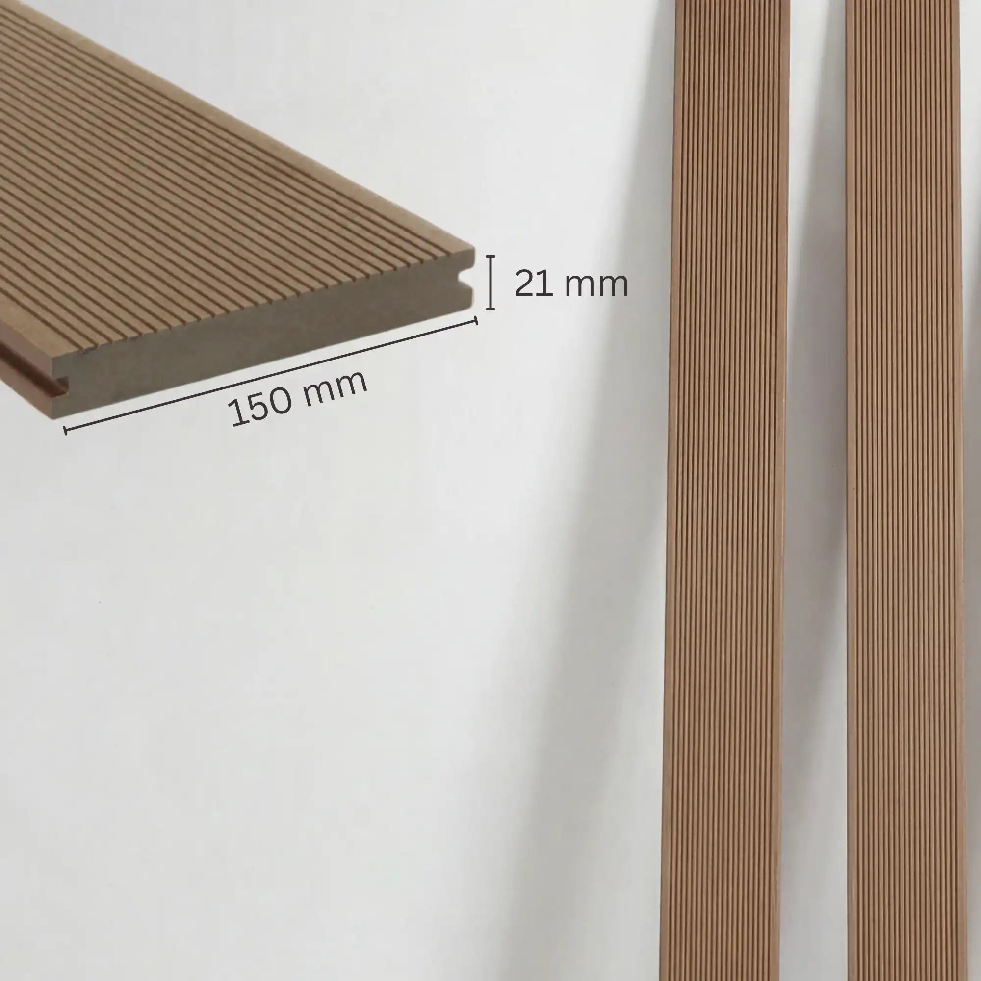 WPC-Komplettset Bangkirai ECO Massivdiele
