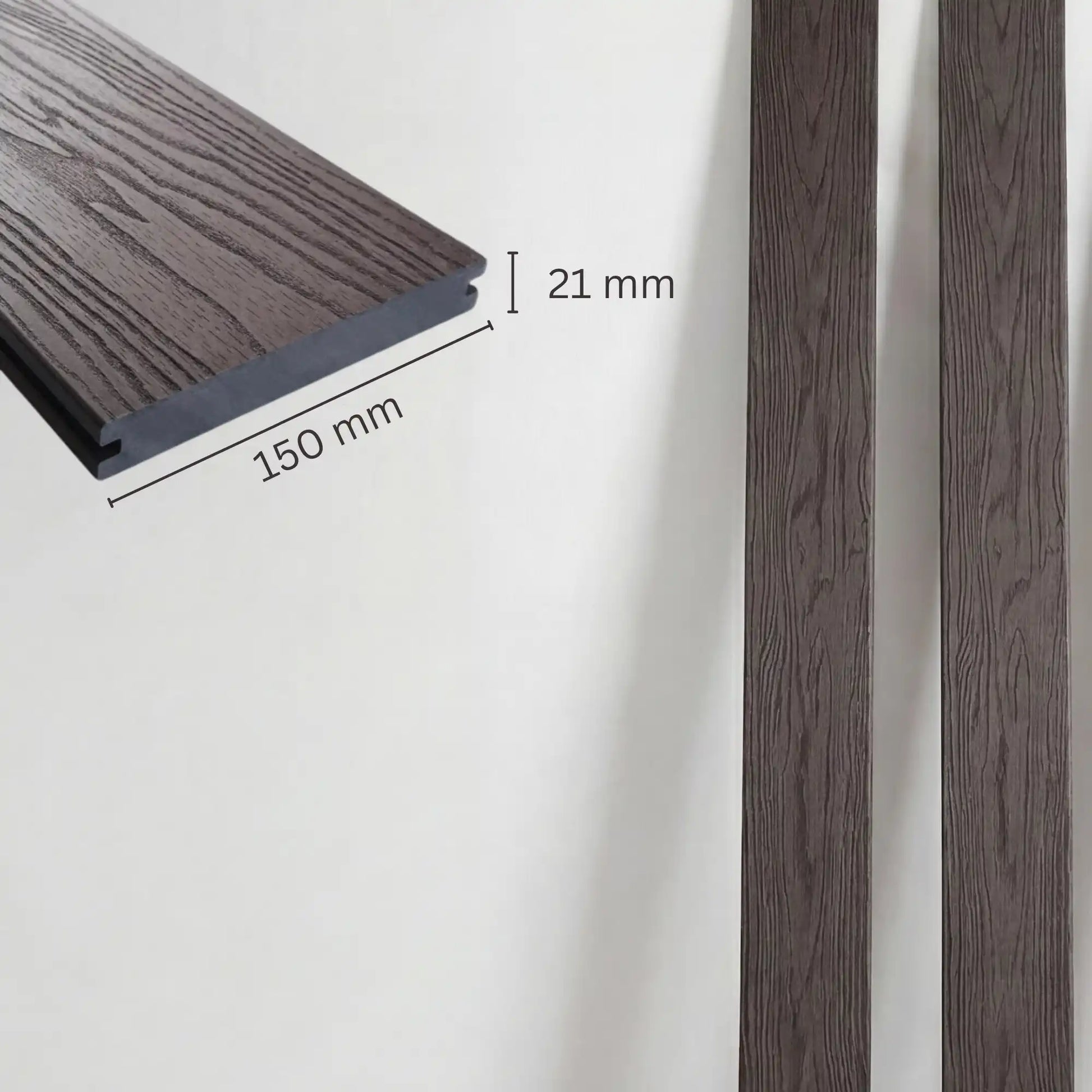 WPC-Komplettset Espresso Terra Massivdiele