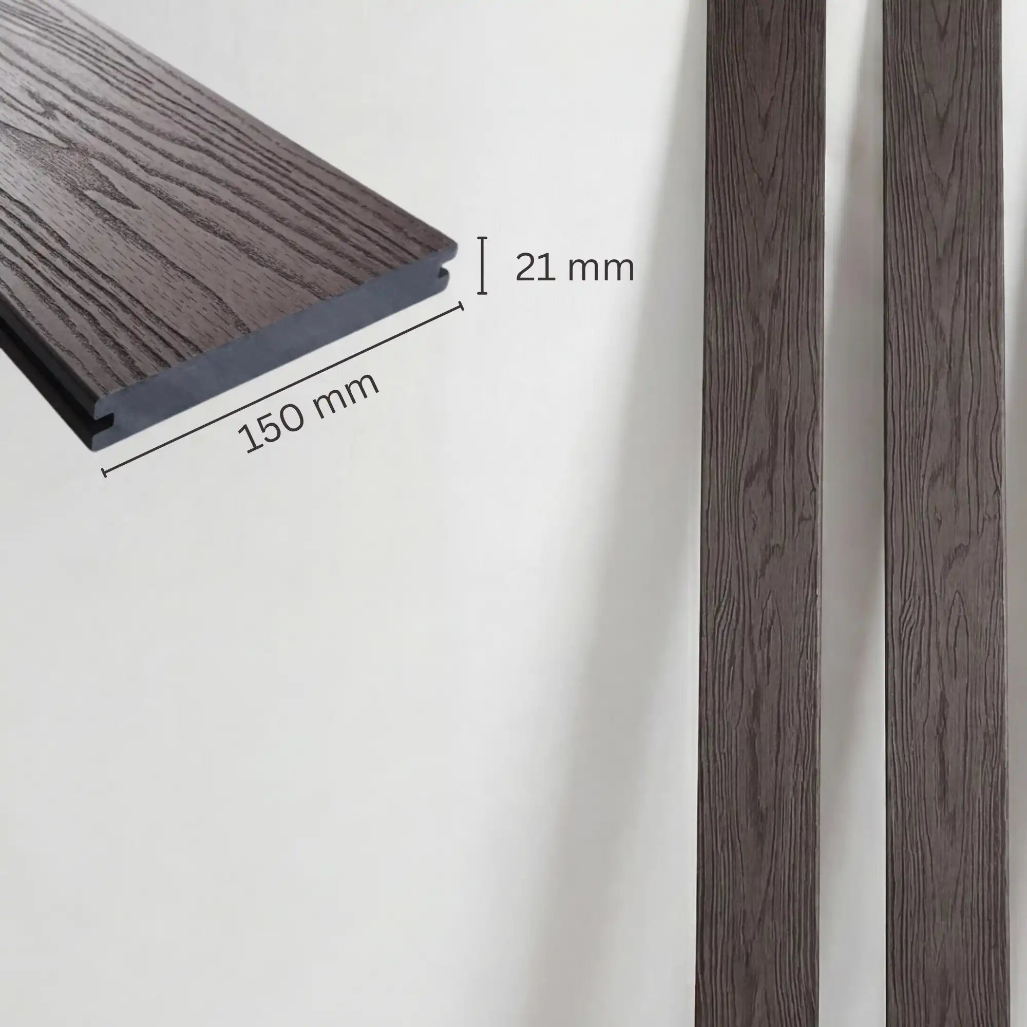 WPC-Komplettset Espresso Terra Massivdiele