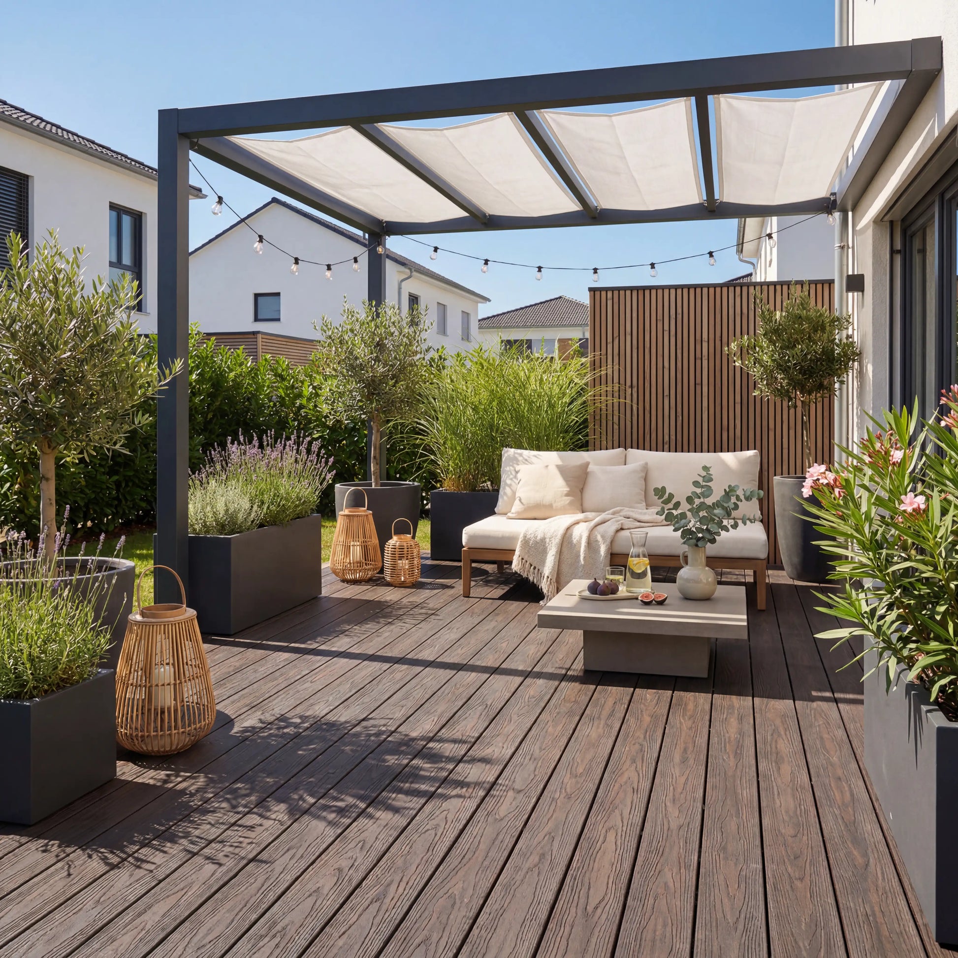 WPC Terrassendiele Massiv Terra Espresso