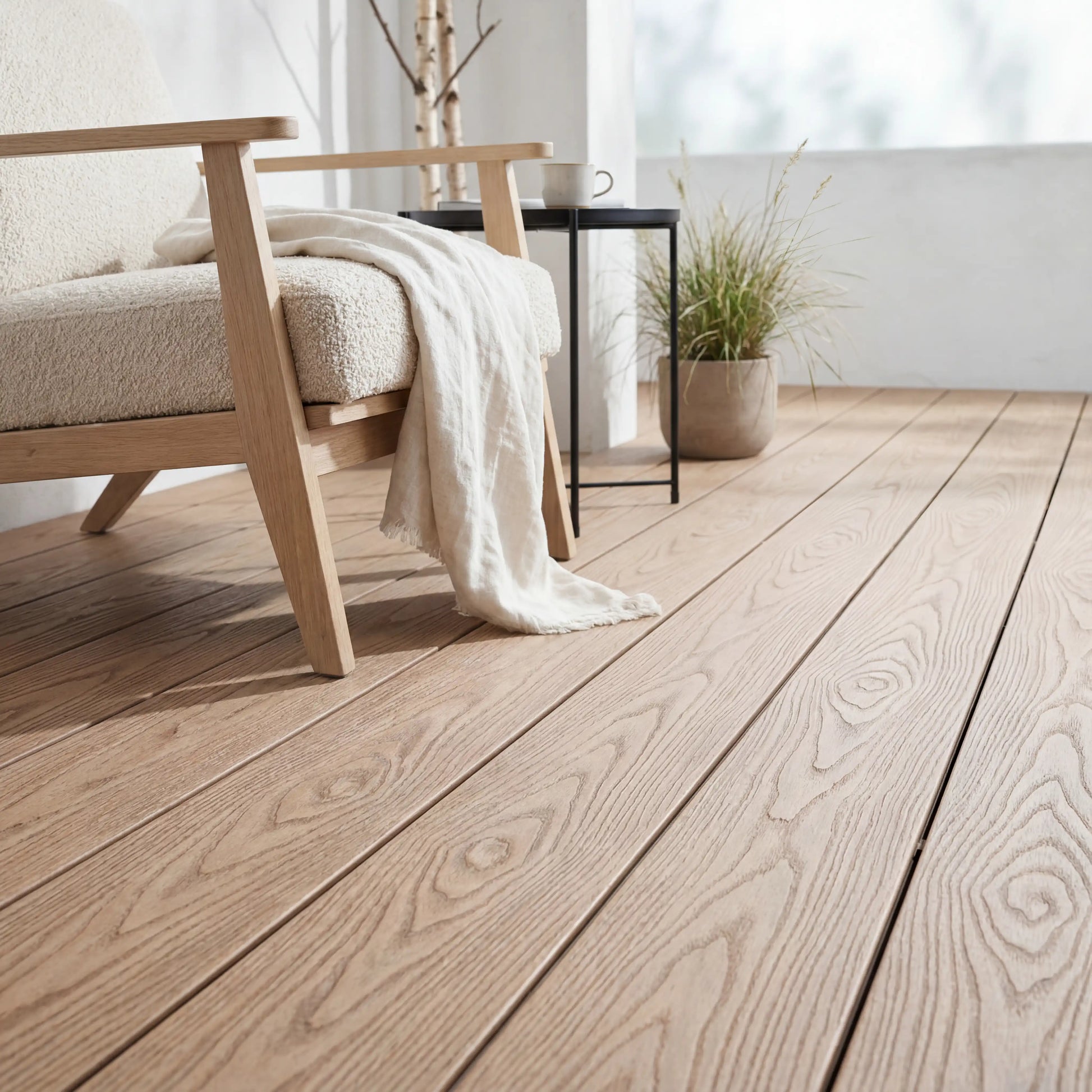 WPC-Komplettset Karamell Terra Massivdiele