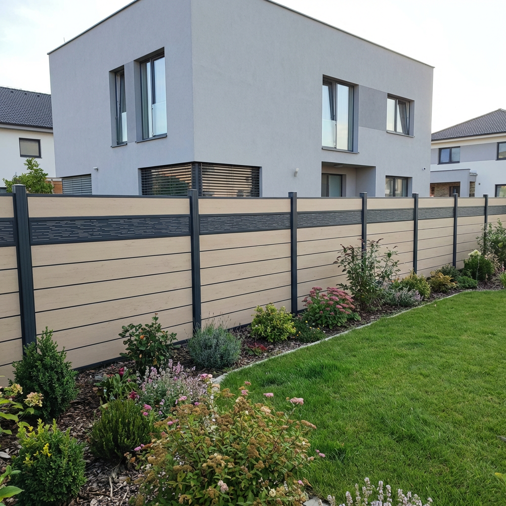 ModuLine WPC-Sichtschutzzaun