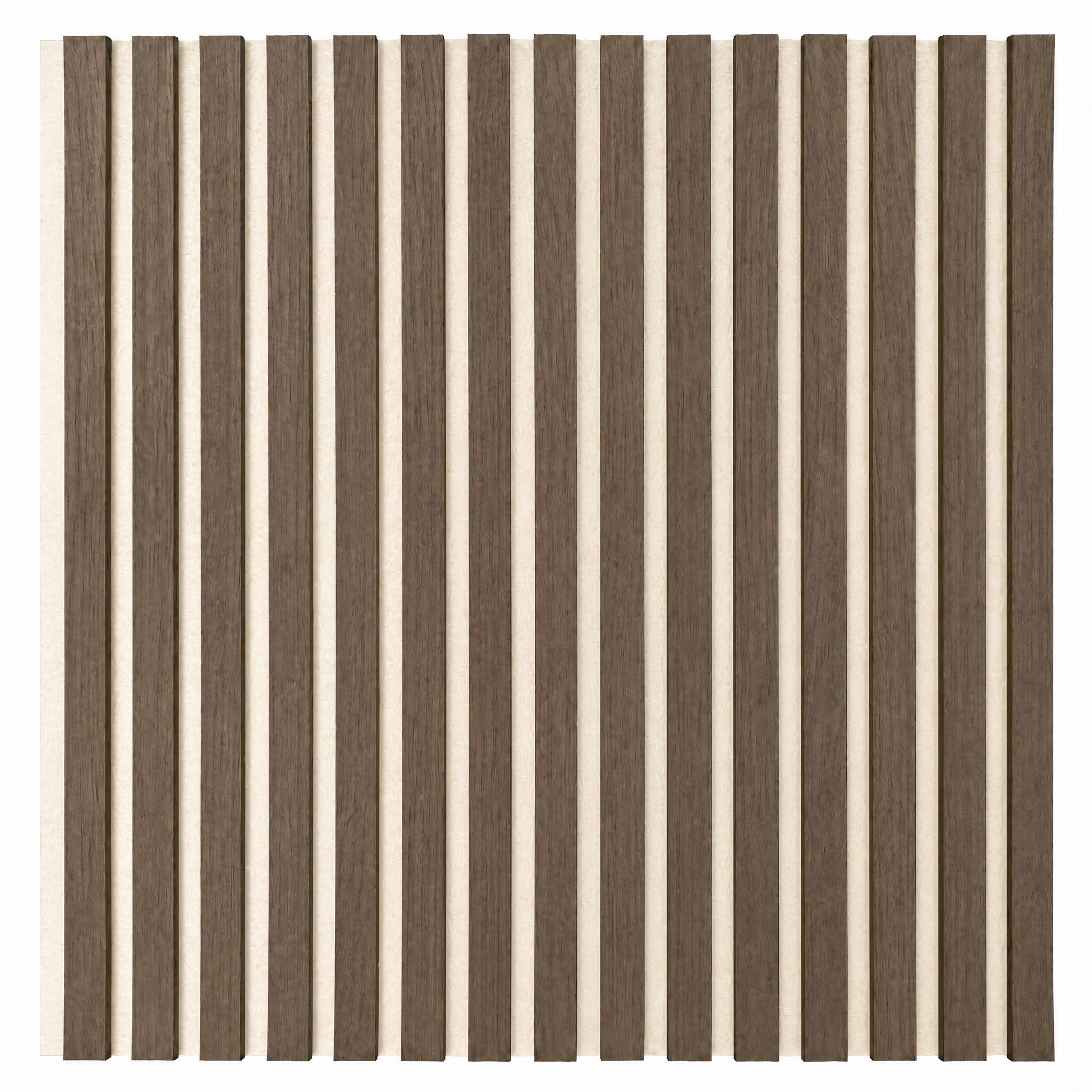 Muster Akustikpaneel Premium Walnuss – Filz Beige