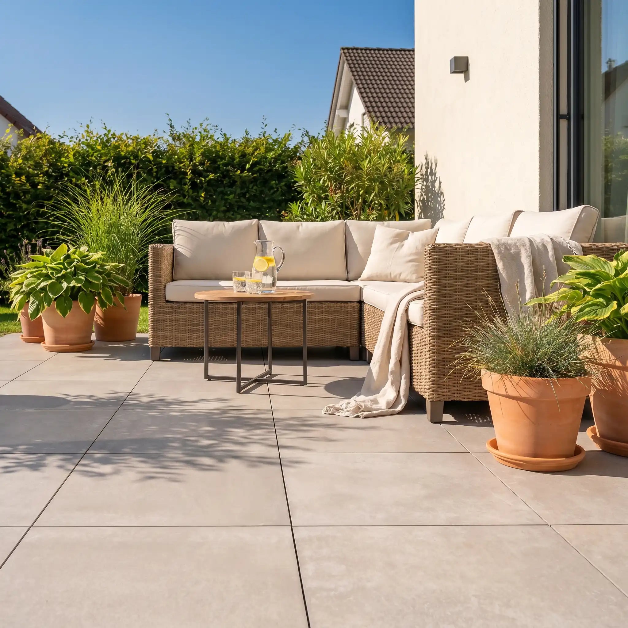 Terrassenplatte White 60x60x2cm