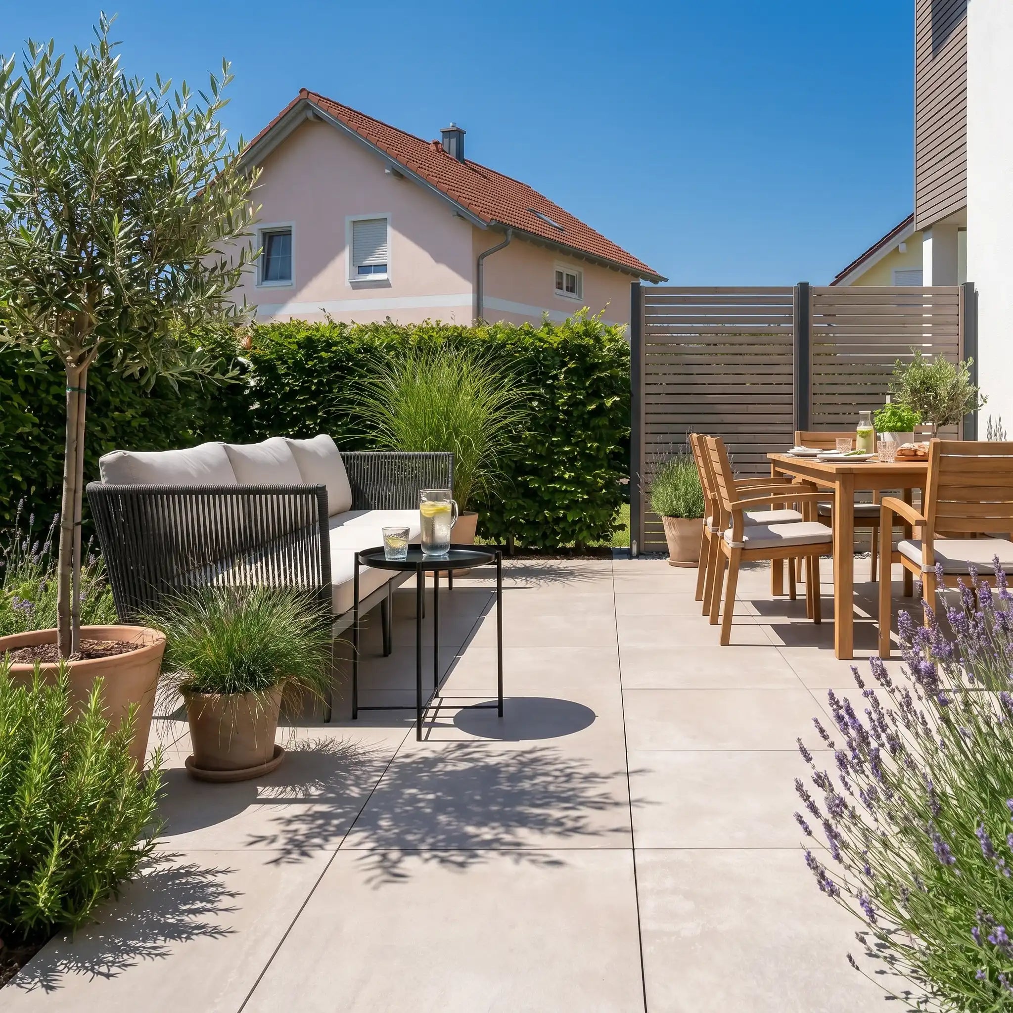 Terrassenplatte White 60x60x2cm