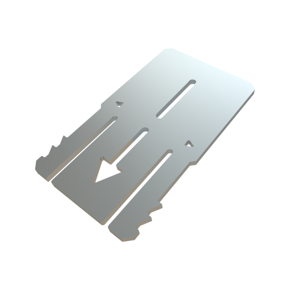 Alu Klick Pro Längsverbinder aus Aluminium für die Alu-Unterkonstruktion