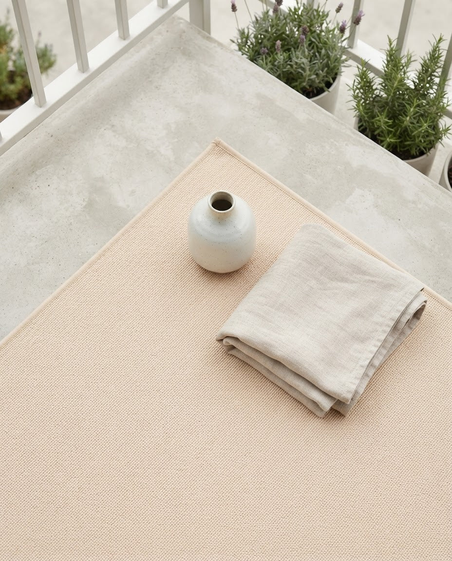 Outdoor Teppich Almond Beige Styling