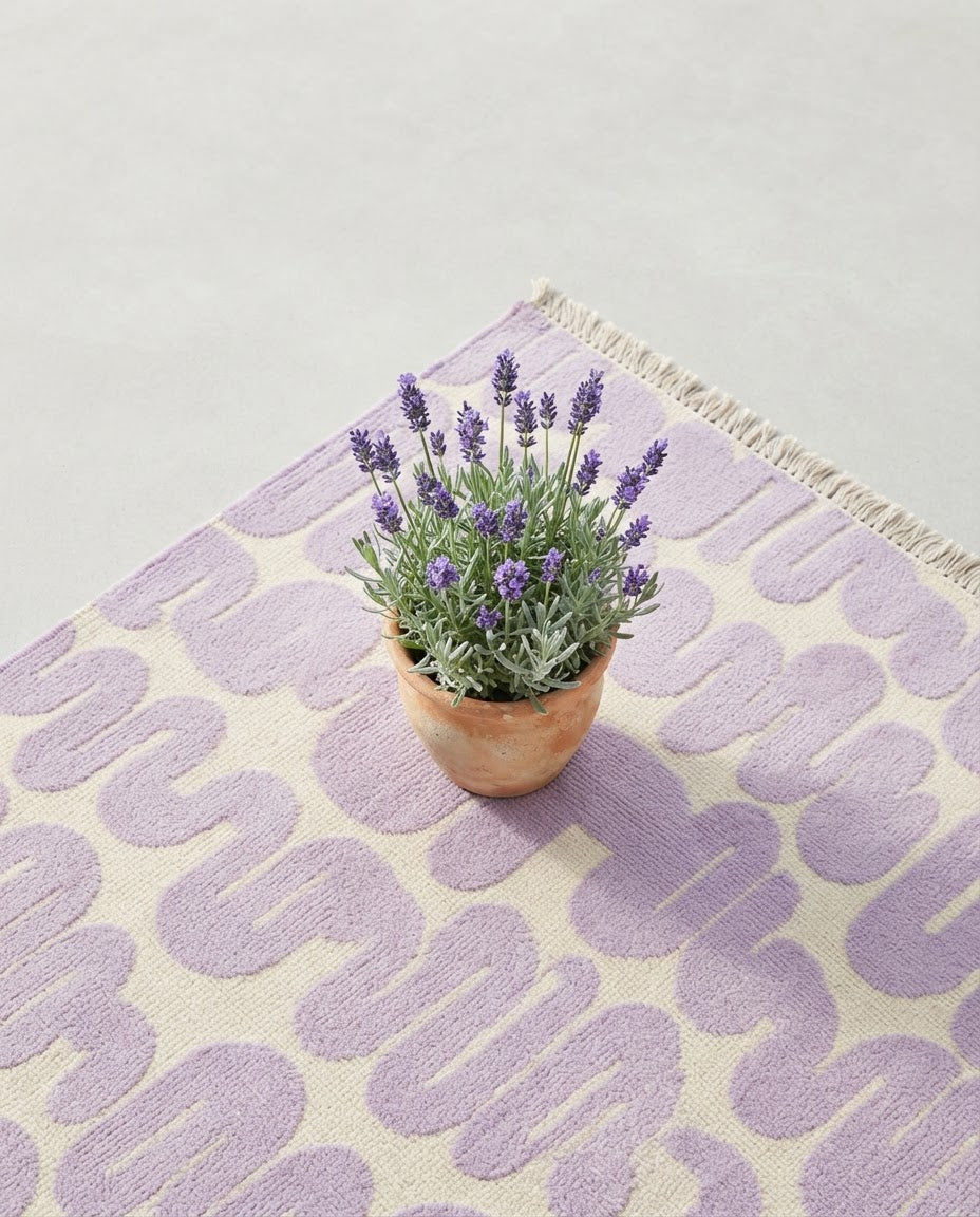 Outdoor Teppich Wavy Lilac Styling