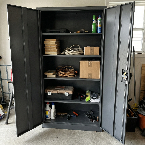 3er Set Stahlschrank XL Anthrazit 1950 x 900 x 450 cm
