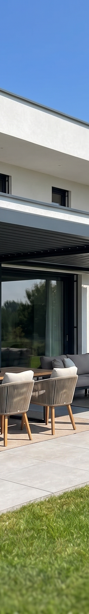 SkyShade Pro 4x5m Aluminium-Pergola mit LED & App-Steuerung – Anthrazit