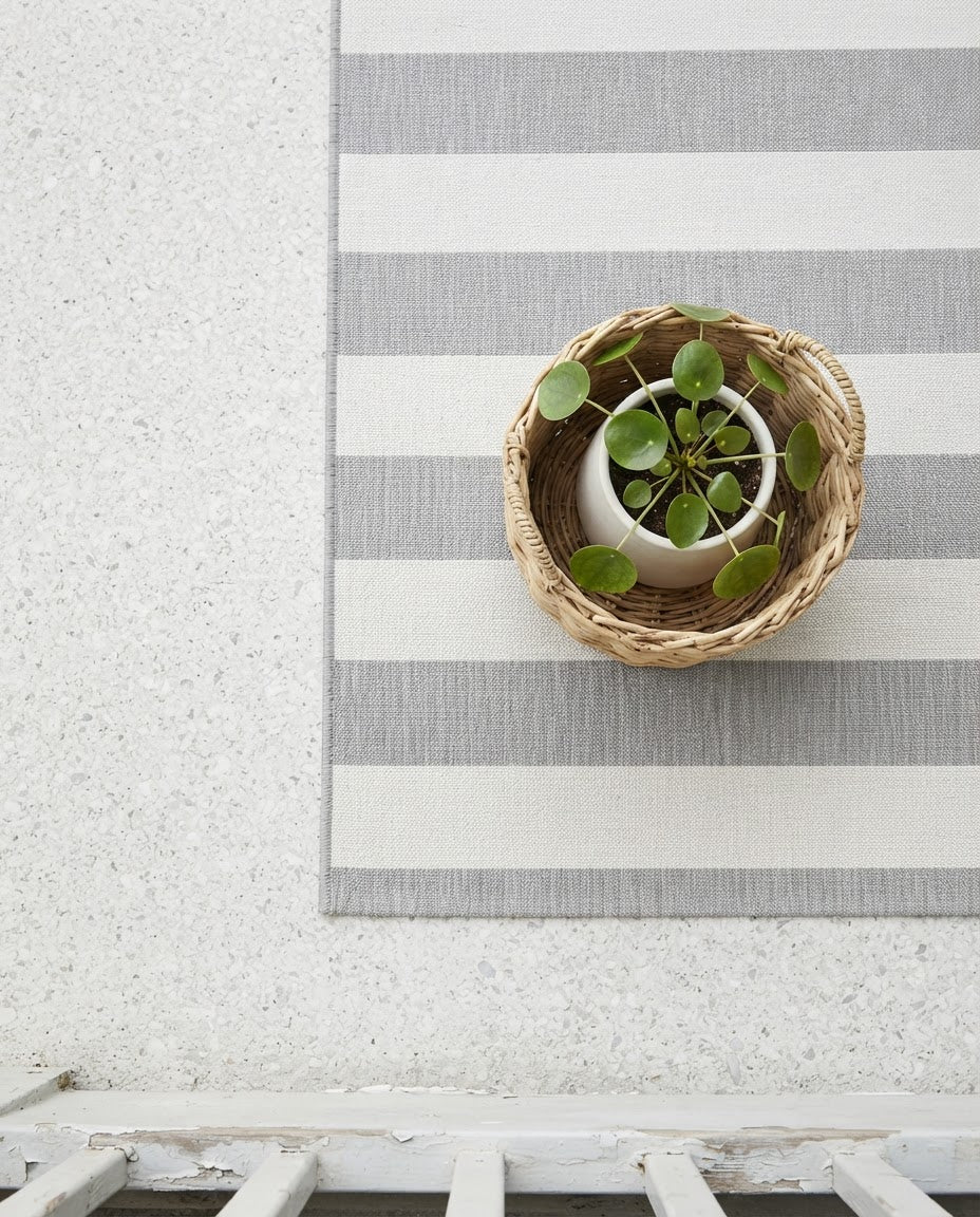 Outdoor Teppich Linear Grey Styling