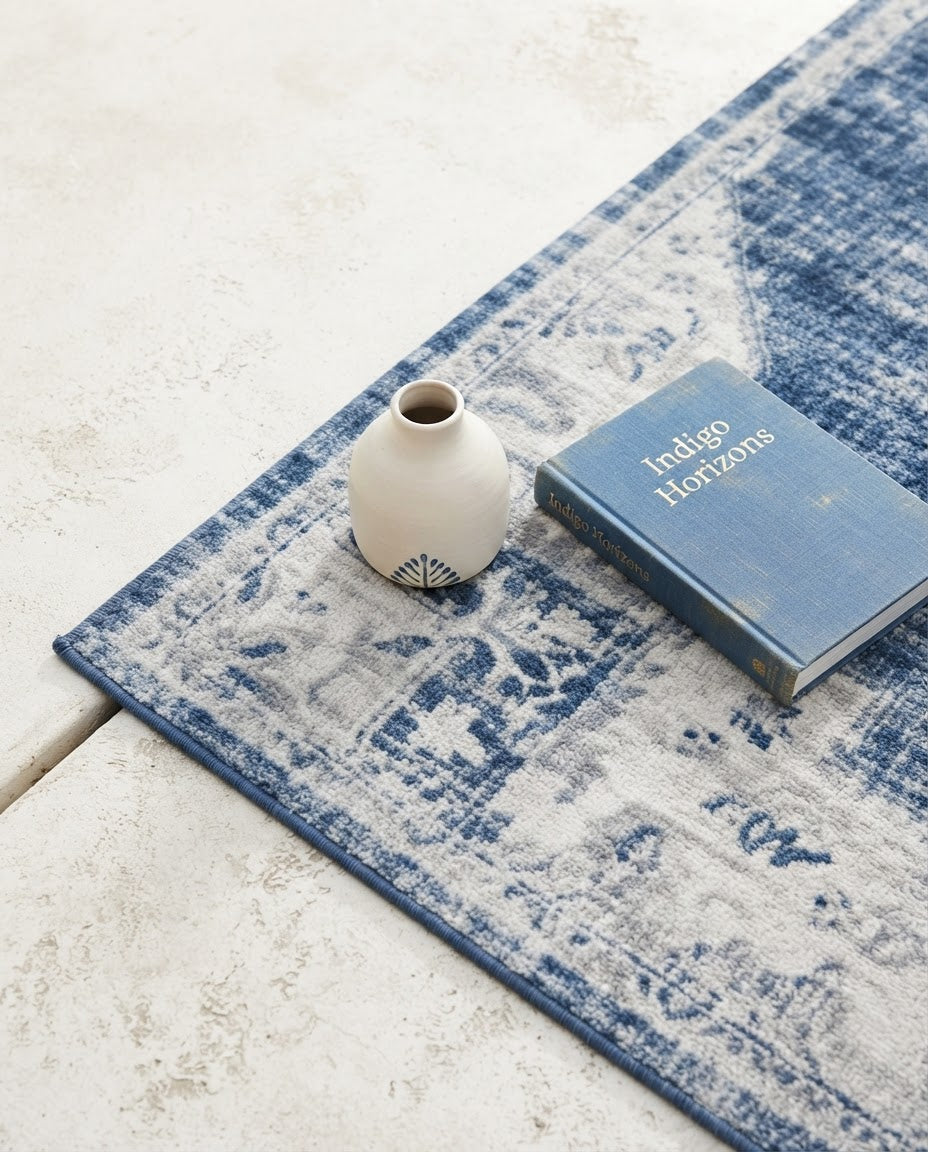 Outdoor Teppich Vintage Indigo Styling