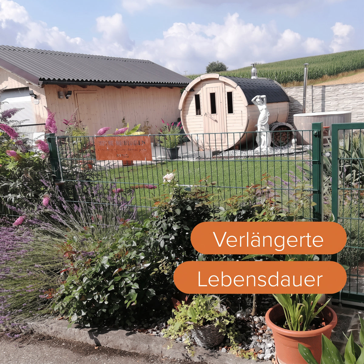 Doppelstabmattenzaun Komplettset Moosgrün 8/6/8