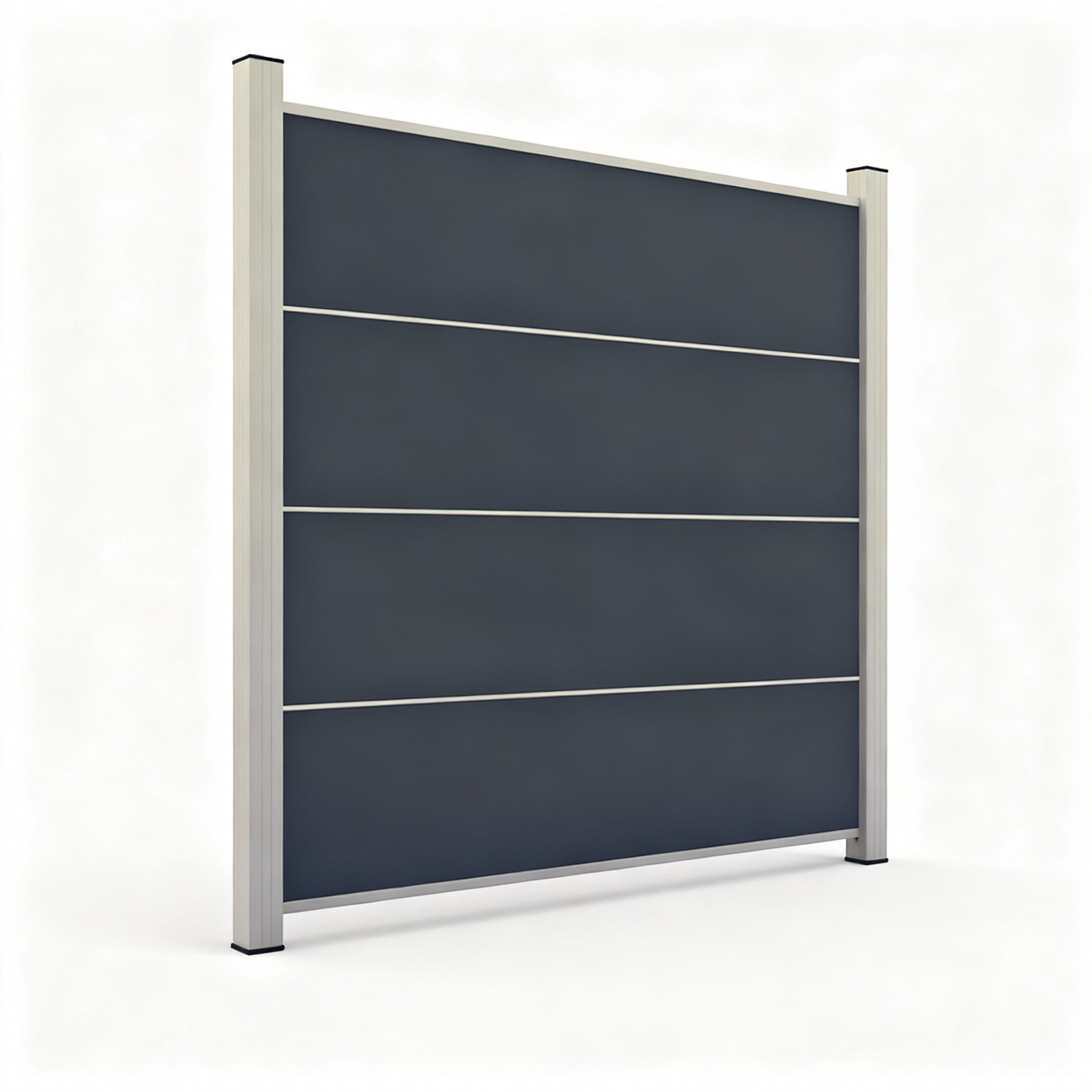 Aluminium Sichtschutzzaun Paneel Anthrazit 1800 × 446mm