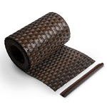 Rattan Sichtschutzstreifen Braun/Schwarz RD06 255cm