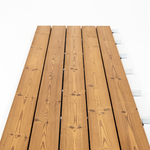 Thermokiefer Terrassendiele Set - 50 Dielen à 1 m